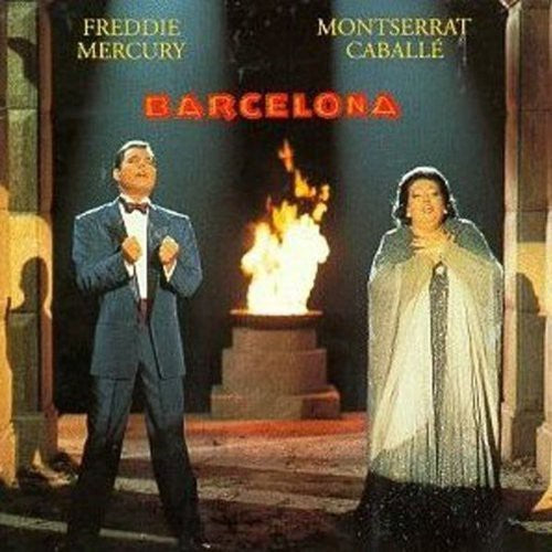 the album cover for Mercury/Caballe - Barcelona