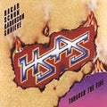 the album cover for Hagar/Schon/Aaronson/Shrieve - Through the Fire