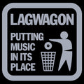the album cover for Lagwagon - Putting Music In Its Place