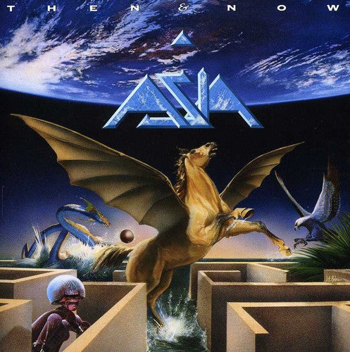 the album cover for Asia - Then and Now