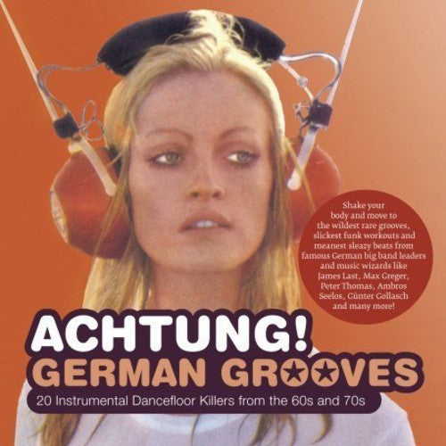 the album cover for Various Artists - Achtung! German Grooves