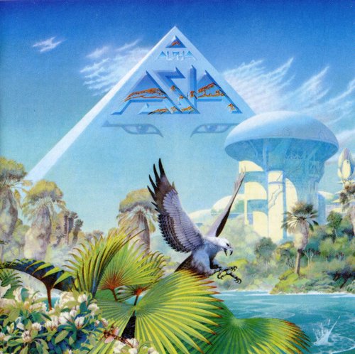 the album cover for Asia - Alpha