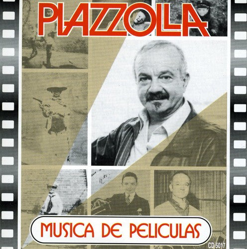 the album cover for Astor Piazzolla - Musica de Peliculas