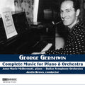 the album cover for George Gershwin - Complete Music for Piano & Orchestra