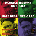 the album cover for Horace Andy - Horace Andy's Dub Box: Rare Dubs 1973-76