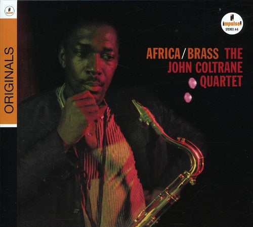 the album cover for John Coltrane Quartet - Africa / Brass