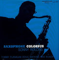 the album cover for Sonny Rollins - Saxophone Colossus