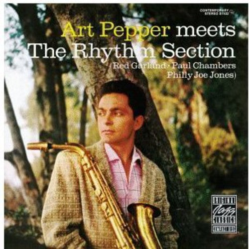 the album cover for Art Pepper - Meets the Rhythm Section