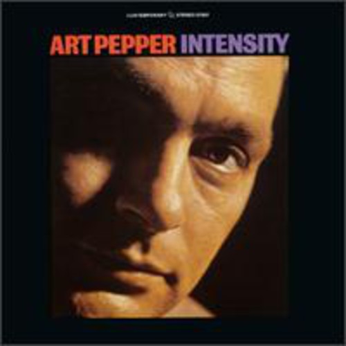 the album cover for Art Pepper - Intensity