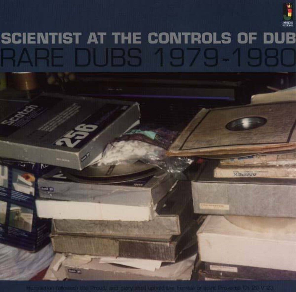 the album cover for Scientist - At The Controls Of Dub-Rare Dubs '79-'80