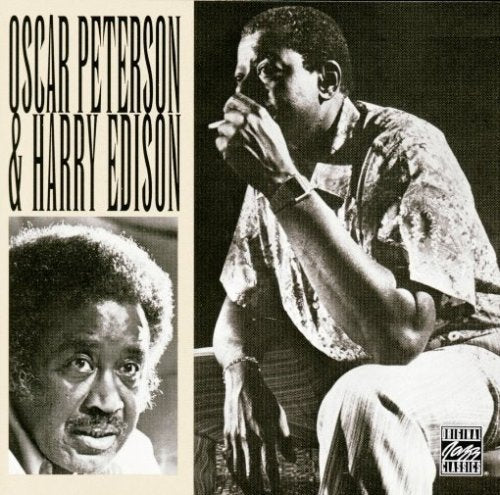 the album cover for Peterson/Edison - Oscar Peterson & Harry Edison