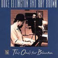 the album cover for Ellington/Brown - This One's for Blanton