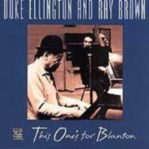 the album cover for Ellington/Brown - This One's for Blanton