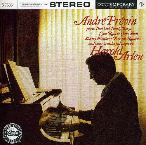 the album cover for Andre Previn - Plays Songs By Harold Arlen