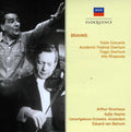 the album cover for J. BRAHMS - Brahms: VLN Cto / Overtures / Alto Rhapsody