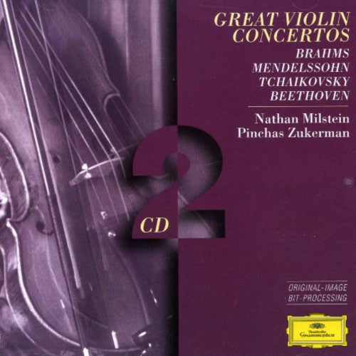 the album cover for NATHAN MILSTEIN - Violin Concerto / Tchaikovsky: Violin Concerto