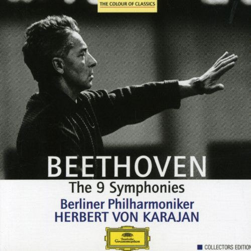 the album cover for Berliner Philharmoniker - Coll Ed: Beethoven - the 9 Symphonies