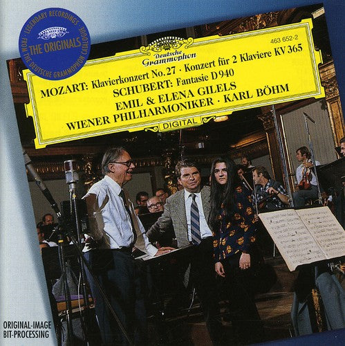 the album cover for Elena Gilels - Piano Concerto No. 27 Concerto for Two Pianos K365