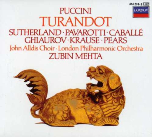 the album cover for Dame Joan Sutherland - Turandot