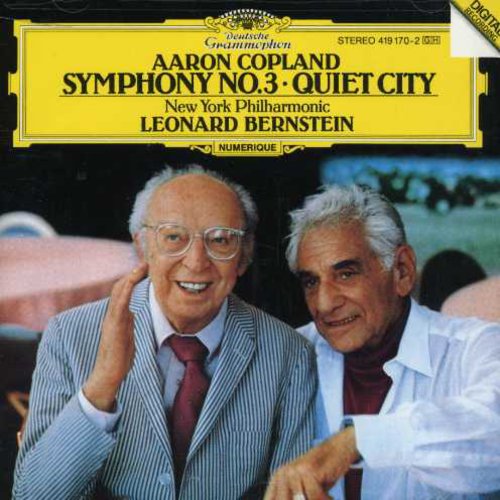 the album cover for Leonard Bernstein - Symphony 3 / Quiet City