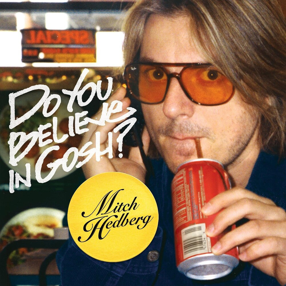the album cover for Mitch Hedberg - Do You Believe In Gosh?
