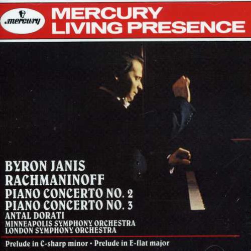 the album cover for Byron Janis - Piano Concerti 2 & 3