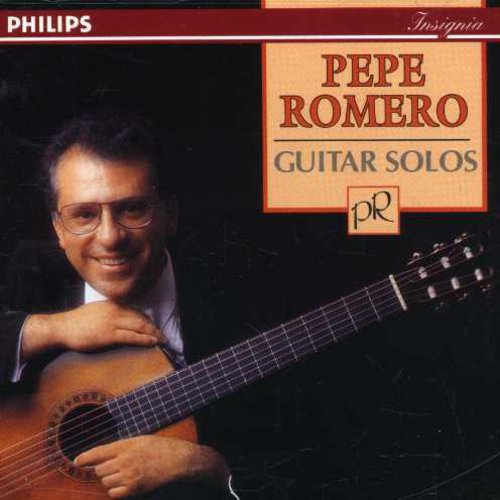 the album cover for Pepe Romero - Guitar Solos