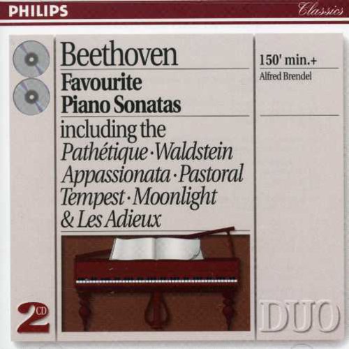 the album cover for Alfred Brendel - Favorite Piano Sonatas