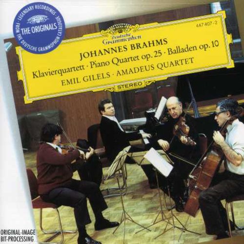 the album cover for Amadeus Quartet - Piano Quartet 1