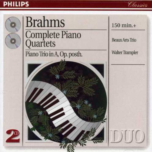 the album cover for Beaux Arts Trio - Complete Piano Quartets