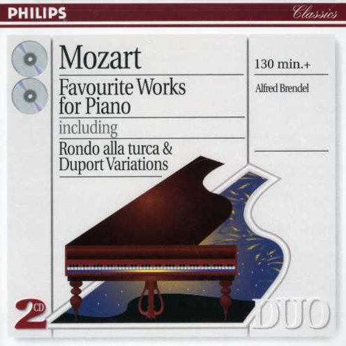 the album cover for Alfred Brendel - Favorite Works for Piano