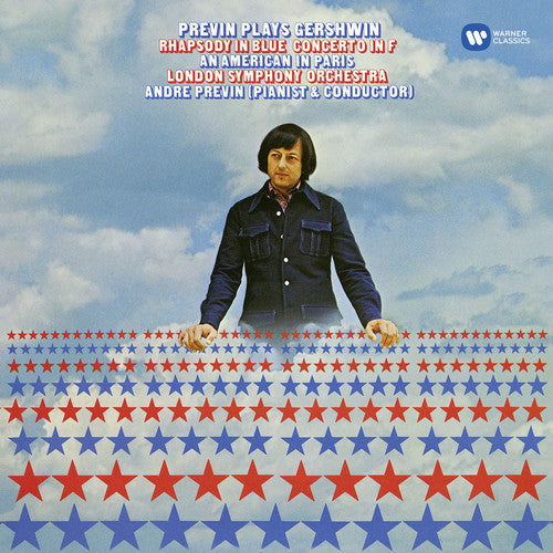 the album cover for Andre Previn - Rhapsody in Blue / Piano Concerto