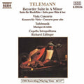 the album cover for Richard Edlinger - Recorder Suite / Viola Concerto / Tafelmusik