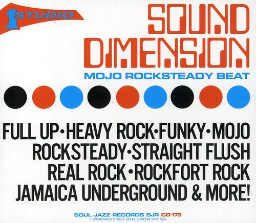 the album cover for Sound Dimension - Mojo Rocksteady Beat