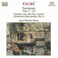 the album cover for JEAN MARTIN - Nocturnes 7-13
