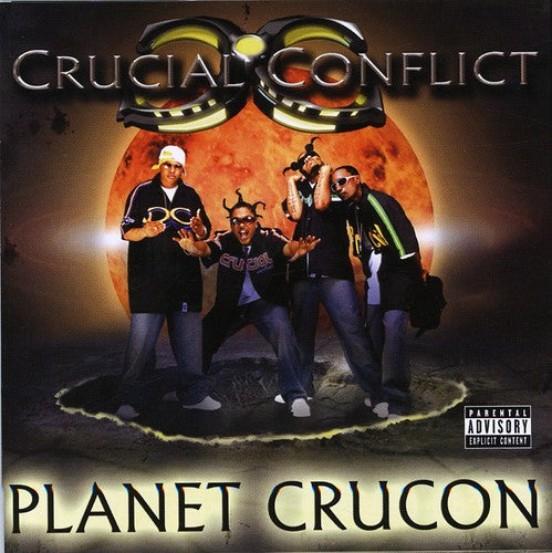 the album cover for Crucial Conflict - Planet Crucon