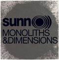 the album cover for Sunn O))) - Monoliths and Dimensions