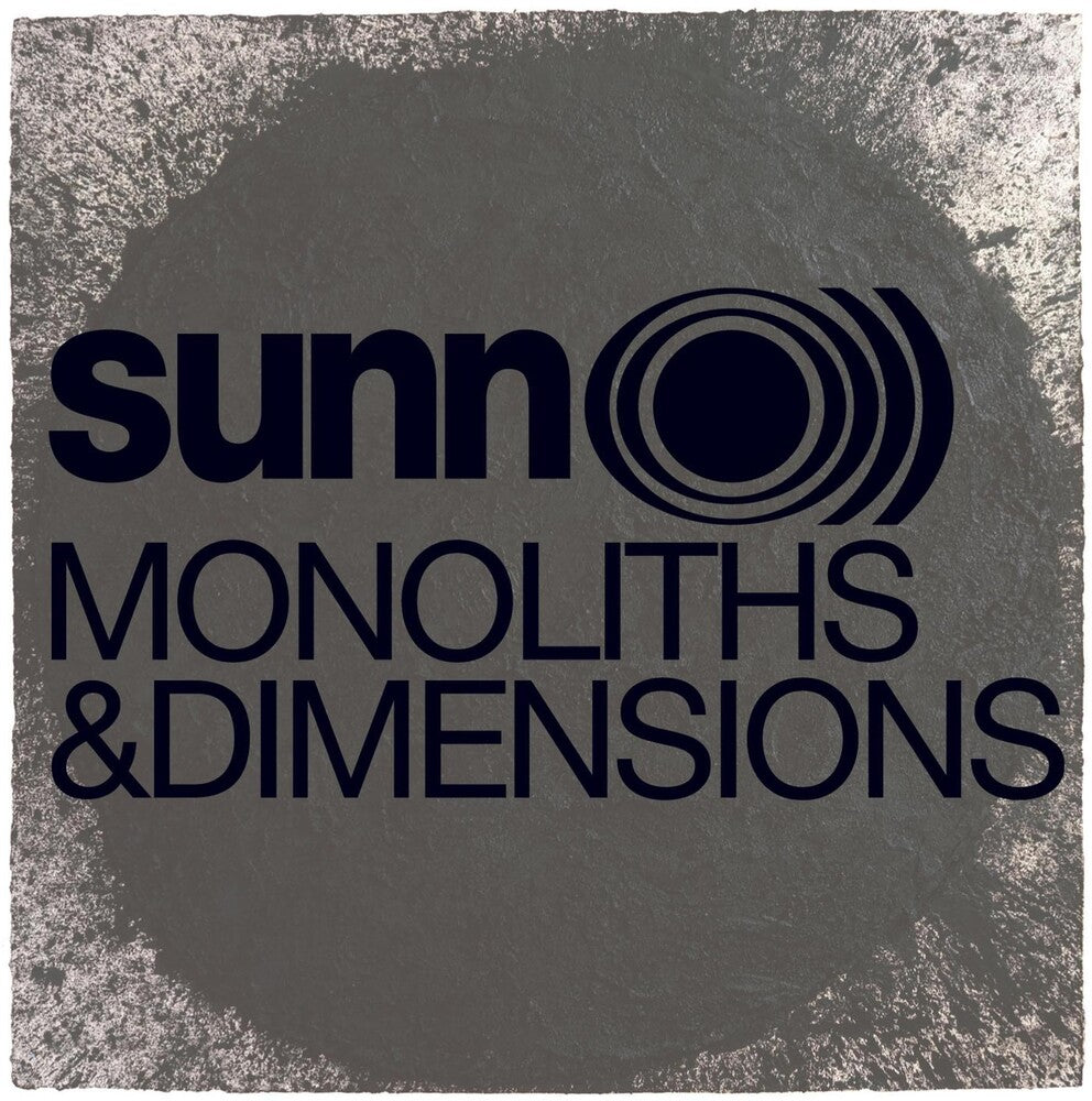 the album cover for Sunn O))) - Monoliths and Dimensions
