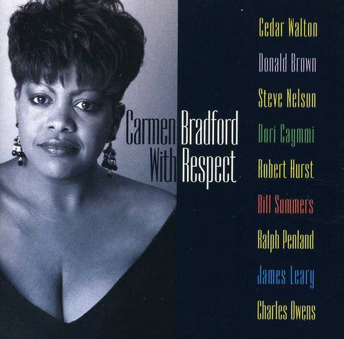 the album cover for Carmen Bradford - With Respect