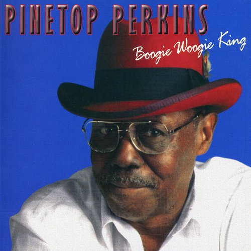 the album cover for Pinetop Perkins - Boogie Woogie King