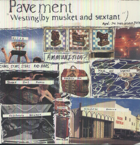 the album cover for Pavement - Westing By Musket & Sextant [Vinyl]