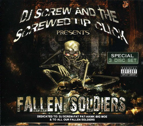 the album cover for Dj Screw & The Screwed Up Click Presents - Fallen Soldiers