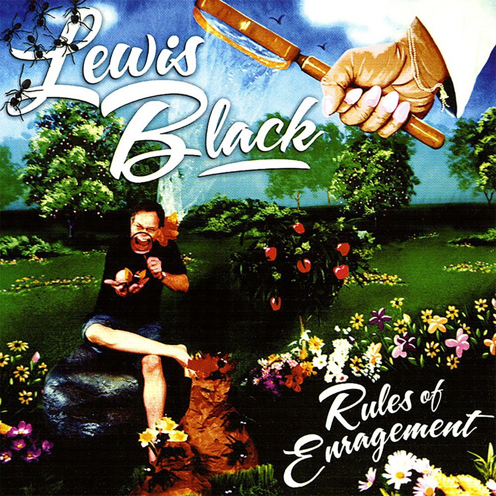 the album cover for Lewis Black - Rules of Enragement