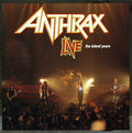 the album cover for Anthrax - Live: Island Years
