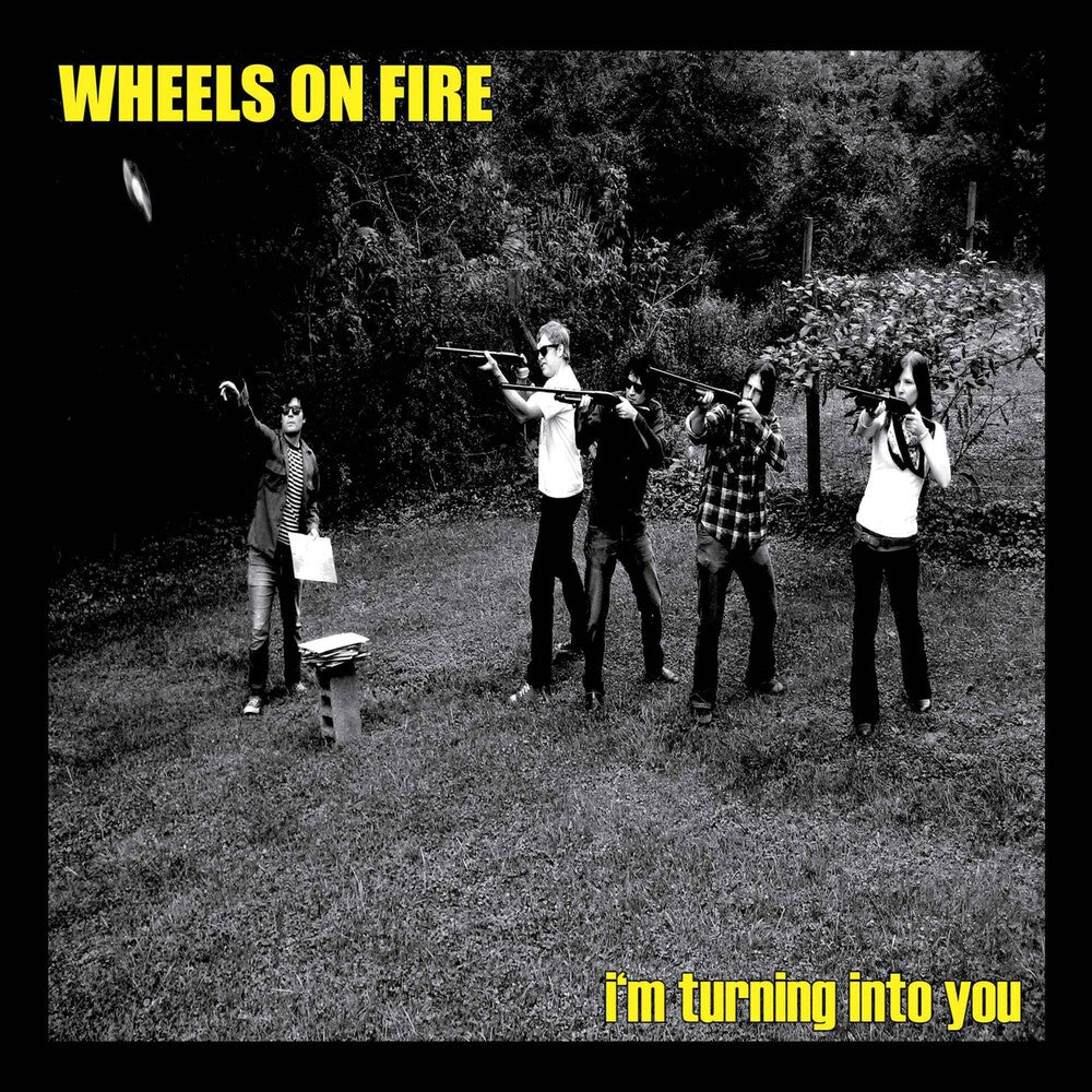 the album cover for Wheels On Fire - I'm Turning Into You