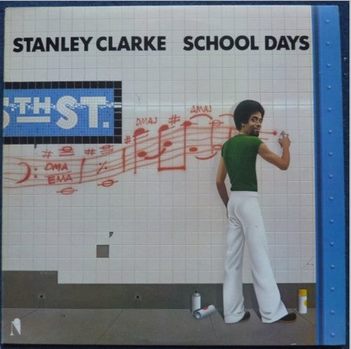 the album cover for Stanley Clarke - School Days