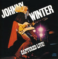 the album cover for Johnny Winter - Captured Live