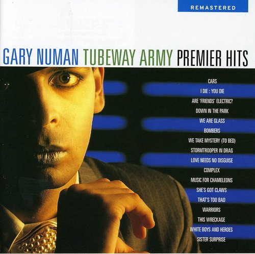 the album cover for Gary Numan - Premier Hits
