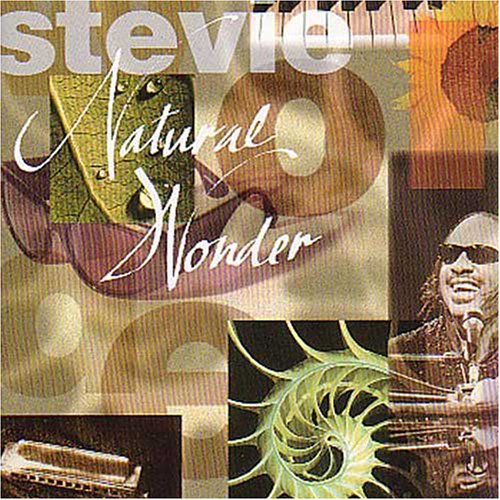 the album cover for Stevie Wonder - Natural Wonder