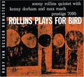 the album cover for Sonny Rollins - Rollins Plays For Bird